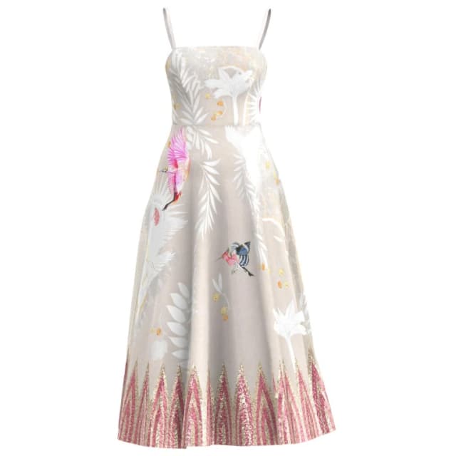 PARDUS SLEEVED GOWN