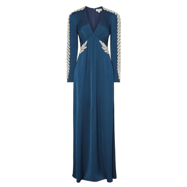 VINE SLEEVED GOWN