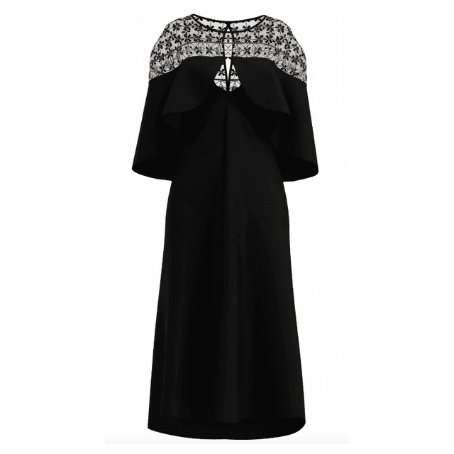 MARIE CAPE DRESS