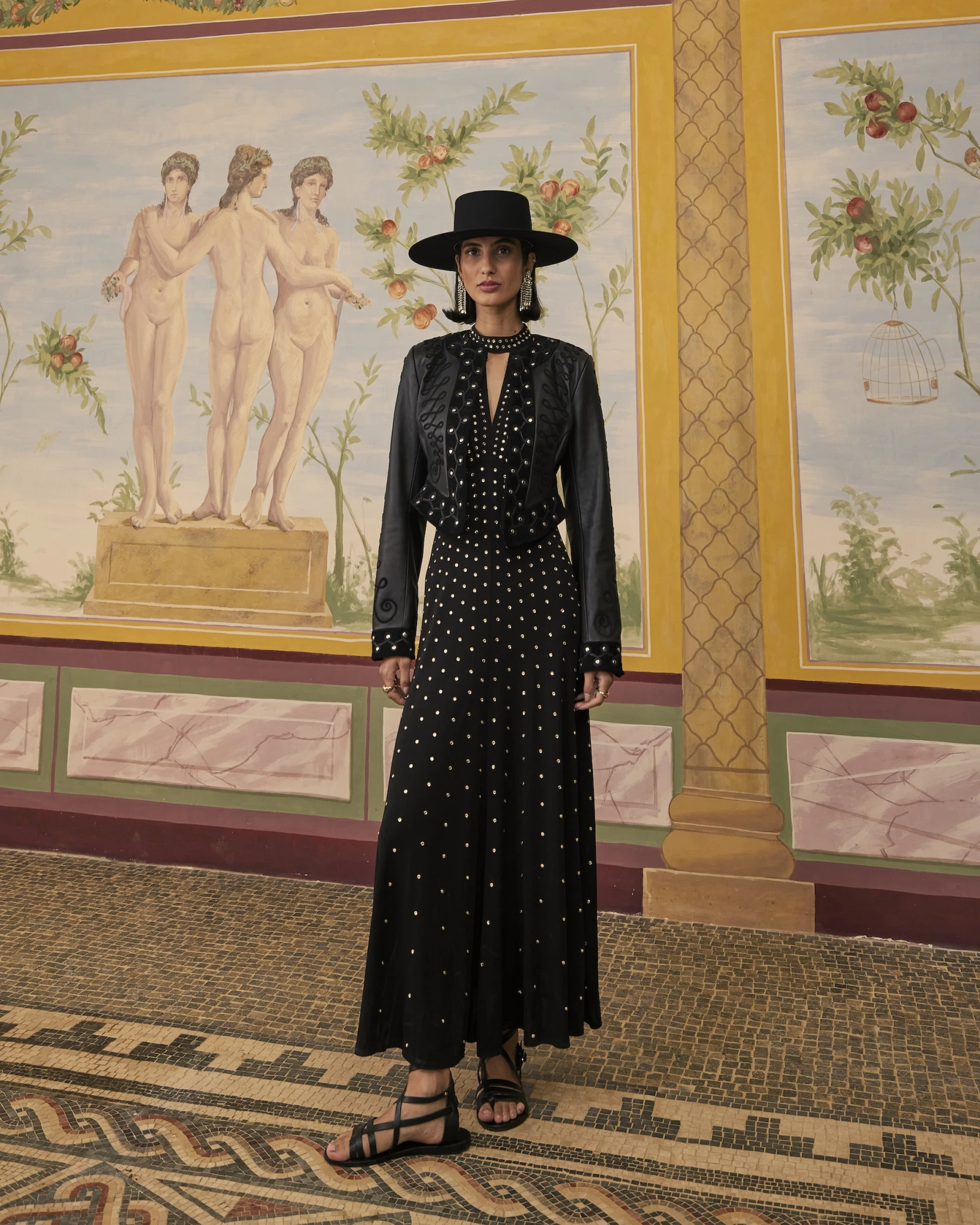 LORETTA HALTER DRESS