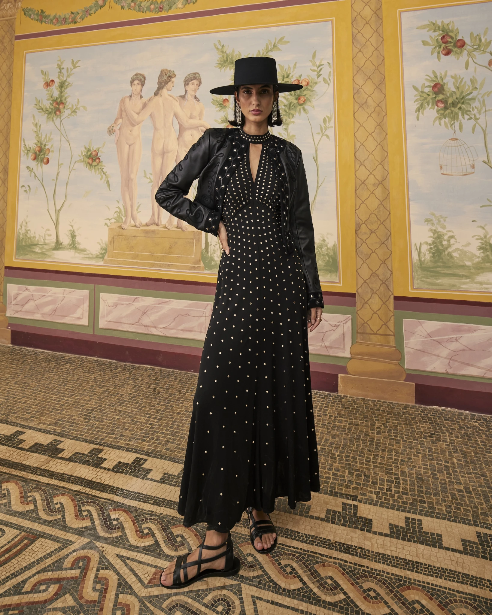 LORETTA HALTER DRESS