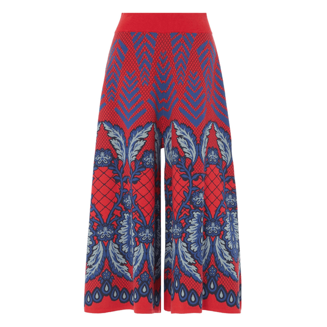 FRANCIS GRID KNIT TROUSERS