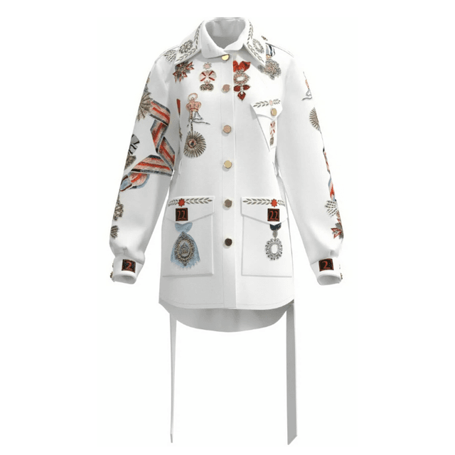 DIAMANTINE SHIRT JACKET