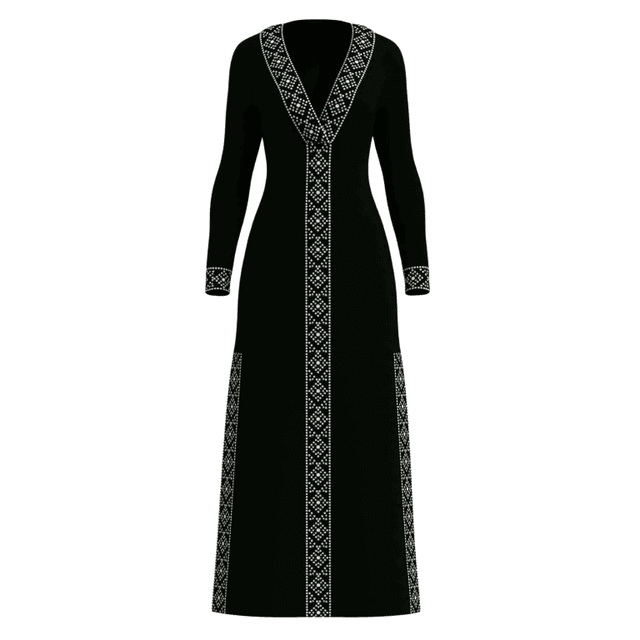 GALLANTRY V NECK DRESS