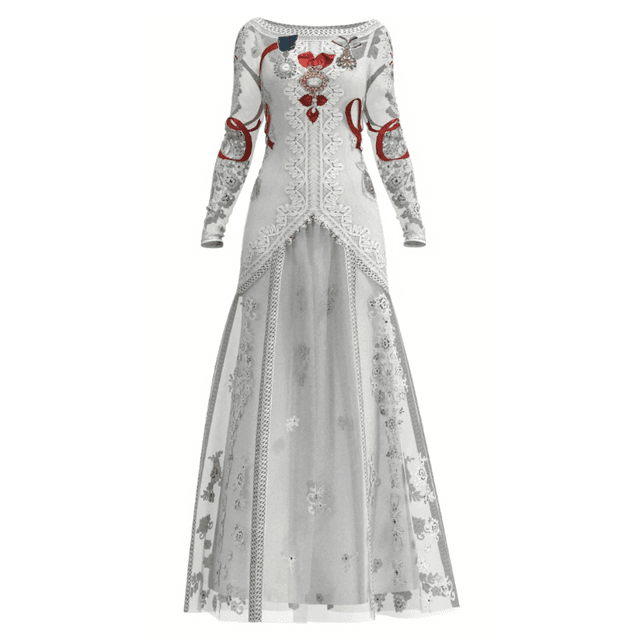 DIAMANTINE TATTOO DRESS