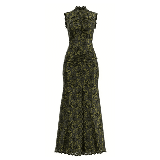 ORRIS SLEEVELESS GOWN